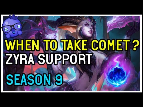 WHEN TO TAKE ARCANE COMET ON ZYRA SUPPORT? - League of Legends