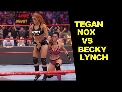 WWE 2K22 Tegan Nox vs Becky Lynch - Extreme Rules
