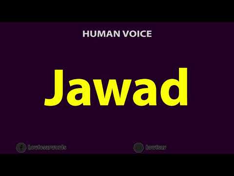 How To Pronounce Jawad