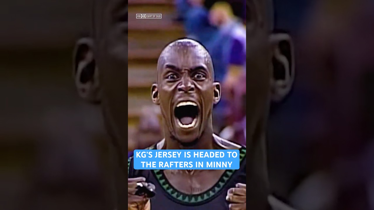 Earned, not given. 🐺 🎟️ #KevinGarnett #Timberwolves #JerseyRetirement