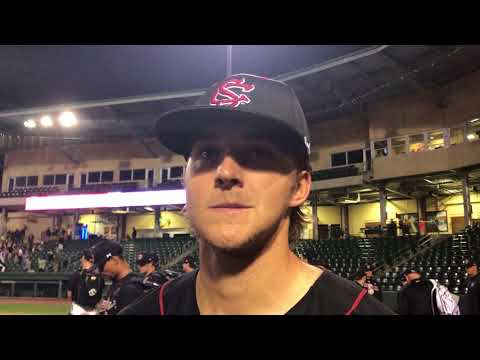 Carmen Mlodzinski after Tuesday's win over Furman.