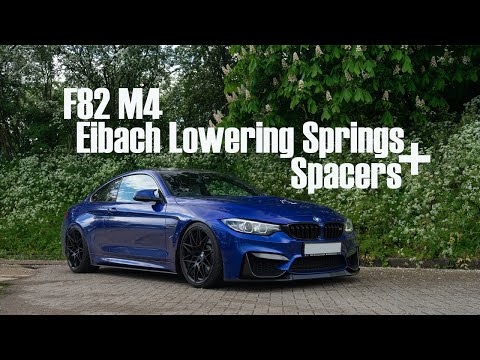 BMW F82 M4 - Eibach lowered and Spacers