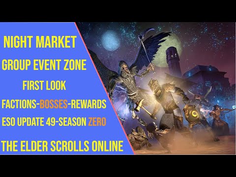 Night Market First Look in ESO Update 49!
