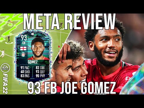 JOE GOMEZ 93 FLASHBACK PLAYER REVIEW - META OR NOT - SHOULD YOU EVEN DO THE SBC - FIFA 22