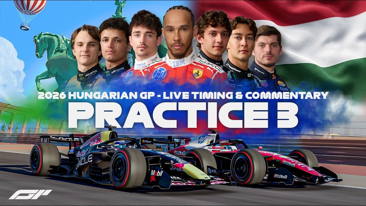 🔴 F1 LIVE | Hungarian GP 2026 PRACTICE 3 at Hungaroring | Live Timing & Commentary