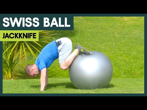 Jackknife | Swiss Ball Exercises