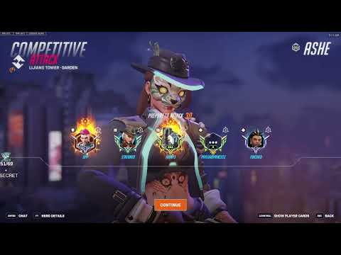 Overwatch 2 Human Aimbot IDDQD Showing His Ashe Skills -Dope Skin-