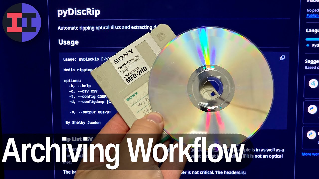 My Open Source Archiving Workflow Software - pyDiscRip