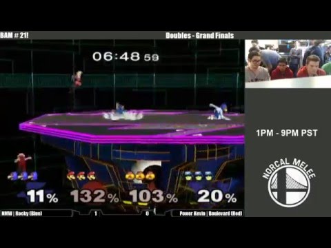 BAM #21 Doubles Grand Finals NMW | Rocky (Blue) vs Power Kevin | Boulevard (Red)