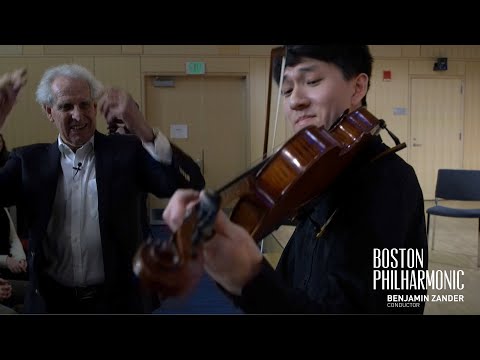 Bach: Cello Suite no. 3 - Sarabande and Gigue (Benjamin Zander - Interpretation Class)