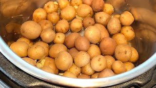 Instant Pot Small Potatoes Recipe - How To Cook Baby Potatoes In The Instant Pot - So Quick & Easy!