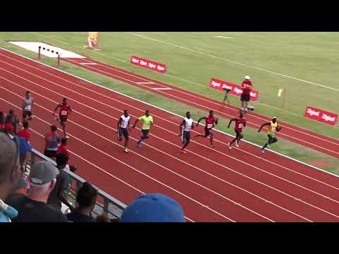 Ht2. 100m Men, Korman Stadium, Melanesian Games, Port Vila, Vanuatu 🇻🇺 9/05/2018