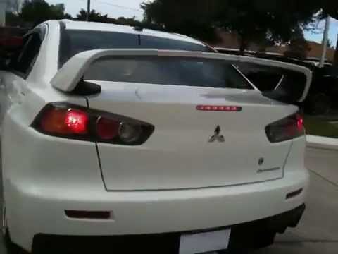 Evo X - Cobb quad tip exhaust sound