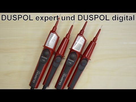 Two-pole voltage testers - "DUSPOL digital" and "DUSPOL expert" in comparison