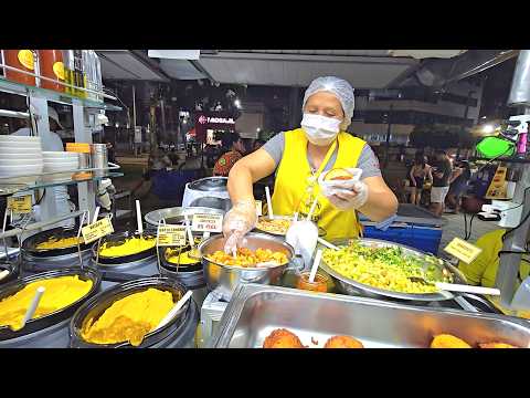 STREET FOOD IN RECIFE GASTRONOMY PRACINHA DE BOA VIAGEM APRIL 5, 2025 PERNAMBUCO BRAZIL