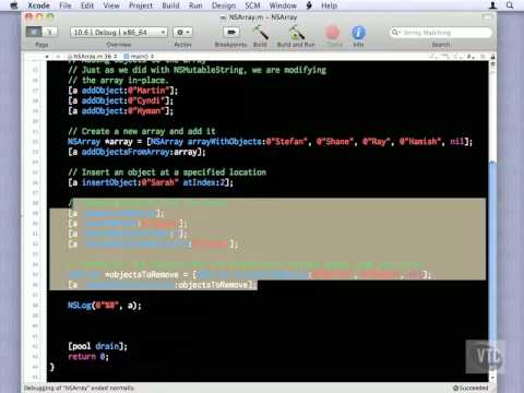 04 07  NSMutableArray