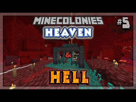 EPIC Minecraft MineColonies 1.16: Heaven & Hell - Setting Up for Success
