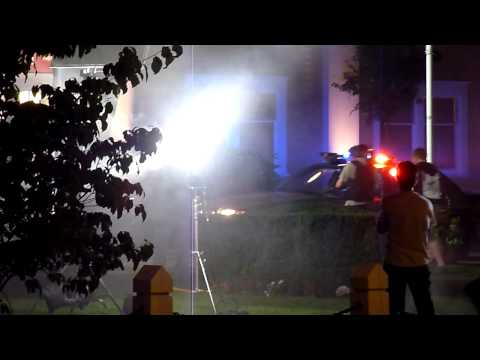 Jared Padalecki & Jensen Ackles during a scene for SPN 7x05 "Shut up, Dr. Phil"