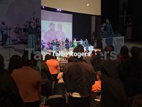 Tallie Rogers with John P. Kee singing "We made it"#gospelconcert #gospel #gospelevent #gospelsongs
