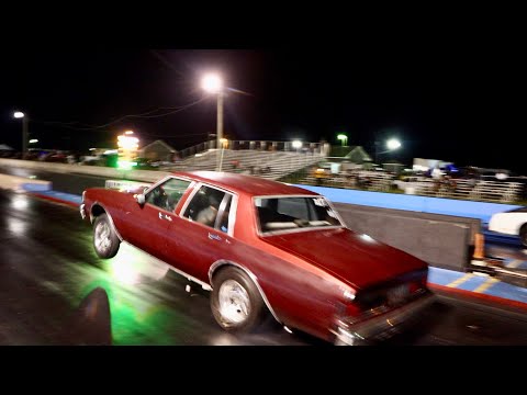 WHAT A GRUDGE RACE BETWEEN THIS BIG BLOCK MONTE CARLO AND SMALL BLOCK BOX CHEVY