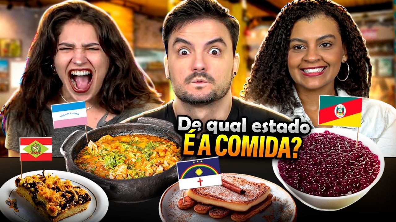 ACERTE O ESTADO PROVANDO A COMIDA!