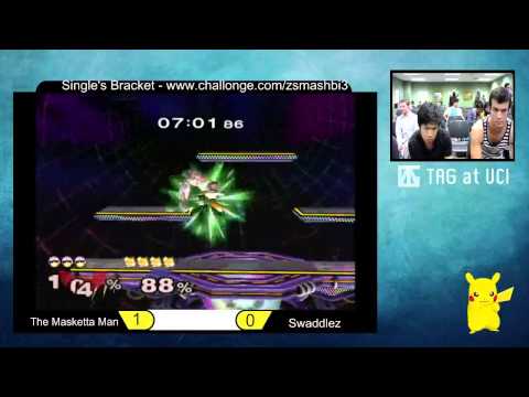 ZSBW 3  - The Masketta Man (Falcon) vs Swaddlez (Fox) - SSBM
