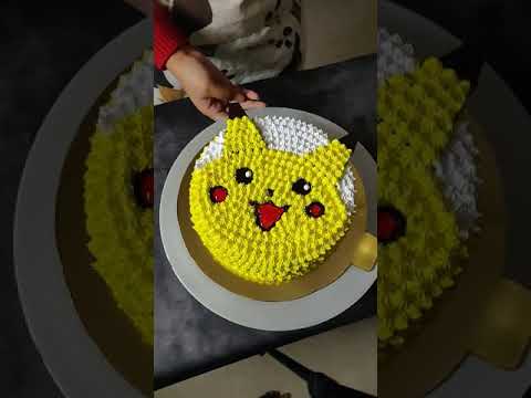 Pikachu Cake | Chocolate Cake | Cake #cake #kidscake #homemadecake #Shorts