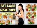 NEW SUPER EASY 1 WEEK MEAL PREP FOR WEIGHT LOSS Healthy Recipes For Fat Loss