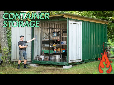YouTube video about: How to store furniture in a shipping container?
