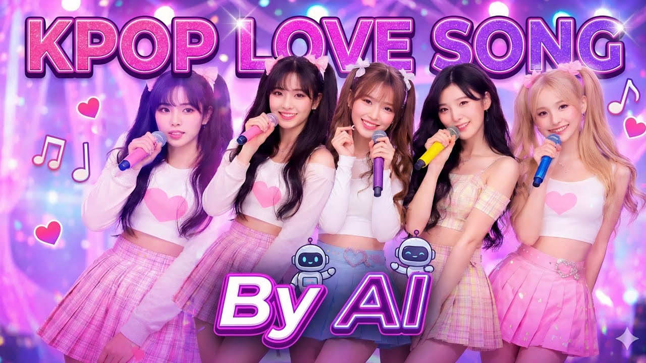 [AI K-POP] 'Digital Heartbeat' - Official Lyric Video 🌸 | KPOP LOVE Song New Style By AI 🎵 🎶 🎶