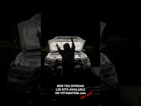 CRAZY BRIGHT Under-Hood LED Lights for Toyota 4Runners and Tacomas!!!