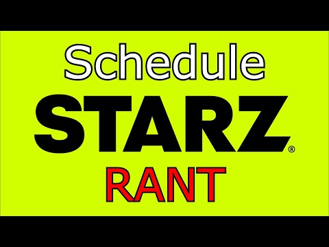 Starz Com Schedule