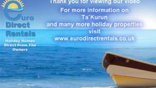 preview picture of video 'Ta`Kurun, Marsascala, Malta, Malta and Gozo Presented by Euro Direct Rentals'