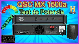 Video thumbnail for QSC MX 1500a 💥 TEST DE POTENCIA 💪🏽 REVISION, PRUEBA DE SONIDO 🌟🔊🔊🎼 by MOISES SHENTE - AUDIO PROFESIONAL