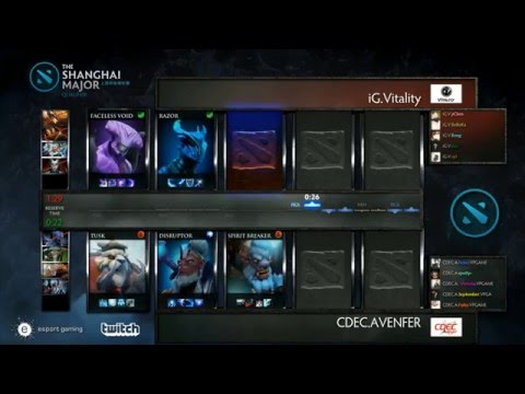 CDEC.A vs iG.V - Game 1 - Shanghai Major Qualifier