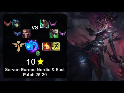 Nami Support + Draven vs Karma + Twitch - EUNE GrandMaster - Patch 25.20