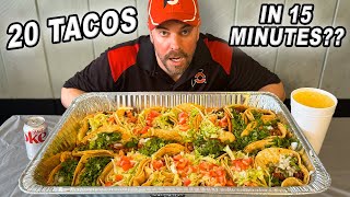 Toughest Undefeated Mexican Street Tacos Challenge I've Ever Attempted (for $100 CASH)!!