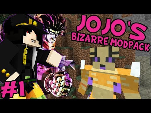THE WORLD OF HAMON, VAMPIRE AND STAND POWER! || Minecraft Jojo's Bizarre Modpack Episode 1
