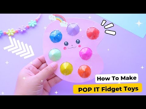 FIDGET TOYS IDEAS | DIY Miniature POP IT Fidget Toys