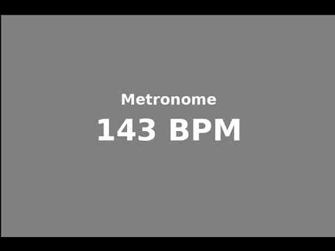 Metronome - 143 BPM - 4/4