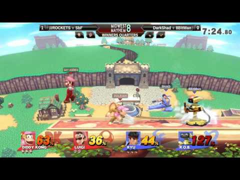 Midwest Mayhem 8 Doubles  WINNERS QUARTERS - JJROCKETS + SbF vs DarkShad + 8BitMan