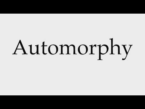 How to Pronounce Automorphy