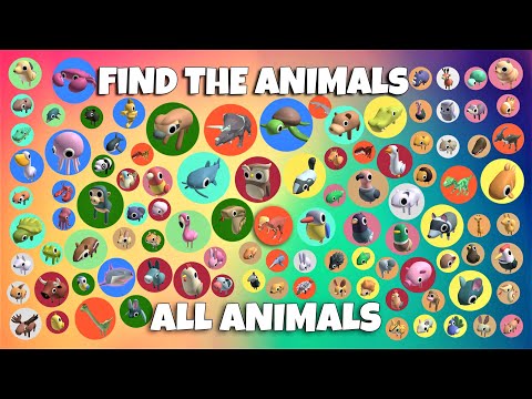 ROBLOX - Find the Animals -  ALL ANIMALS