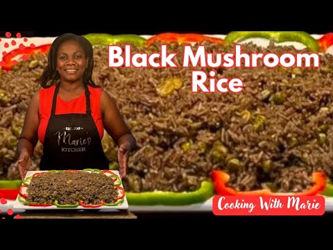 How To Make Black Mushroom Rice | Diri ak Djon Djon #haitiancuisine #food #bestrecipe #homemade #tip