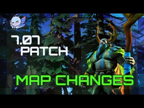 Dota 2 - MAP CHANGES ! - 7.07 Dueling Fates Patch