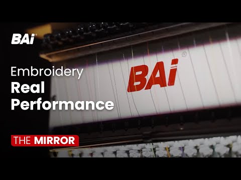 The MIRROR 15-Needle Single-Head Commercial Embroidery Machine - k2L_uRHI1oU