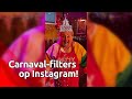 Vrolijke carnaval-filters en gifjes op Instagram van Omroep Brabant