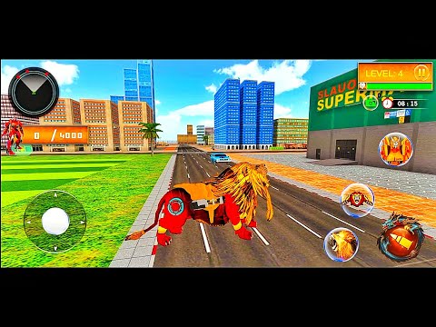 Formula Car Robot Transform - Flying Dragon Robot - Android Gameplay