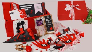 DIY Valentines Day gift | valentine week | gift hamper | gift for girl | gift for boy | gift box