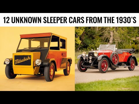 12 UNKNOWN Sleeper Cars Of The 1930s You DON'T Know About